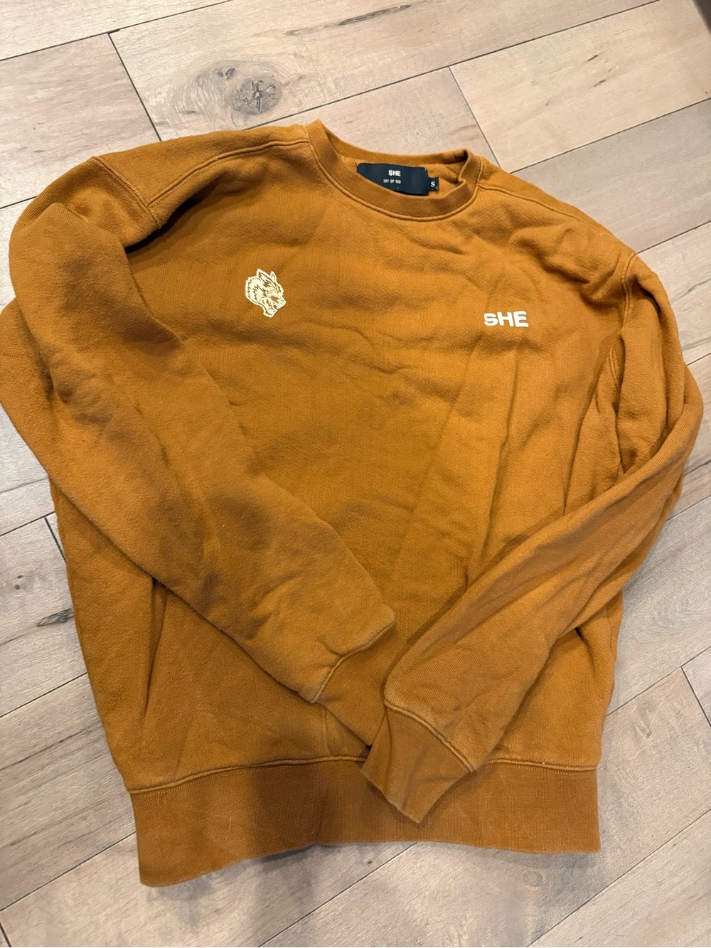 Darc Sport Women's Crewneck Sweater in Rusty Orange